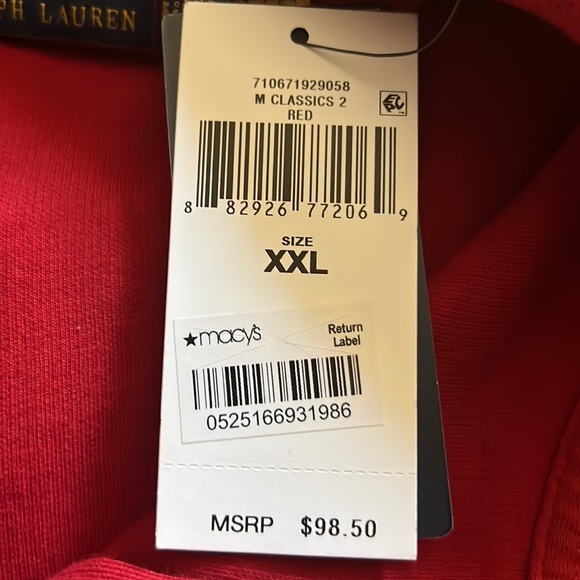 NWT - POLO RALPH LAUREN Men's Classic Estate-Rib Quarter-Zip Pullover Sweater - Picture 4 of 4